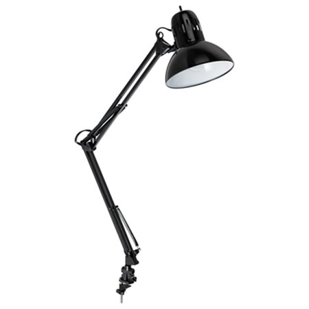 GLOWFLOW 31.5 in. Arch Clip Lamp, Black GL2060913